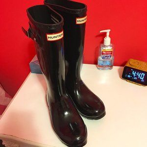 Hunter Original Black Boots NWOT